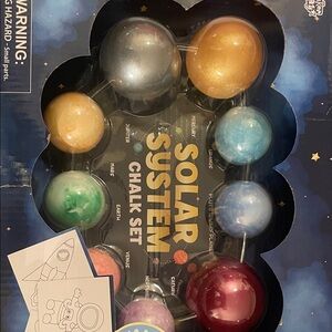 SMITH Solar System Chalk Set - Gold, Silver, Red, Blue